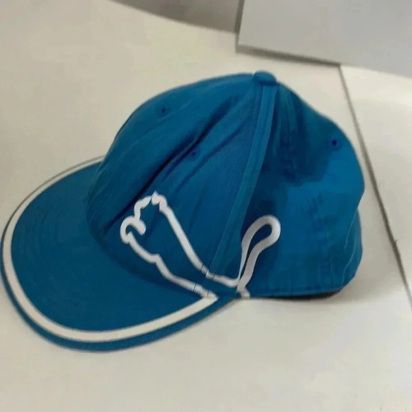 Puma 210 Fitted Blue Baseball Hat (Size 6 7/8-7 1/4) - Picture 2 of 6